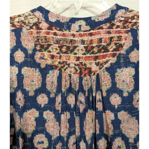 Anthropologie Tiny Paquerette Shirt Dress MEDIUM Pintucked Pleats Button Front - Picture 14 of 16